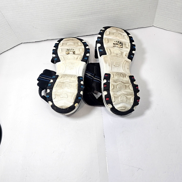 Skechers Black and Blue Women's Sandals - Picture 7 of 10